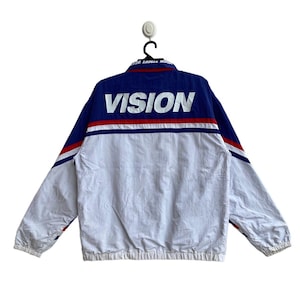 Vtg 90s Vision Street Wear colorblock jacket