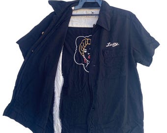 L 黒 50s Weber chain stitch bowling shirt IMG_9393-600x754.jpeg