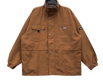 Vintage Kirin Fire Japan X Coleman Outdoor Jacket Xlarge Coleman