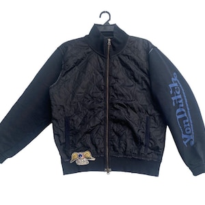 Rare Von Dutch cotton/polyester part distressed jacket