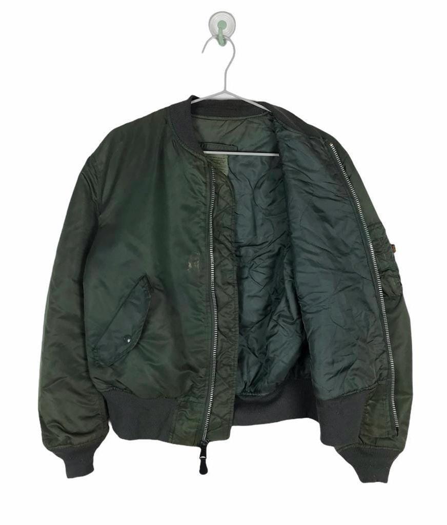 ジャケット・アウター 90s- usa alpha usaf ma-1 flight jacket Vtg 90s Alpha Industries MA-1 Usaf Flight Jacket Bomber