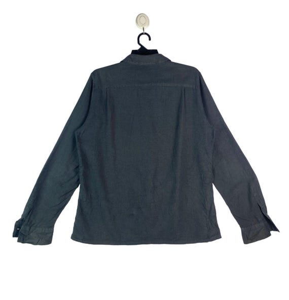 Rare Stephan Schneider trees print button up shir… - image 3