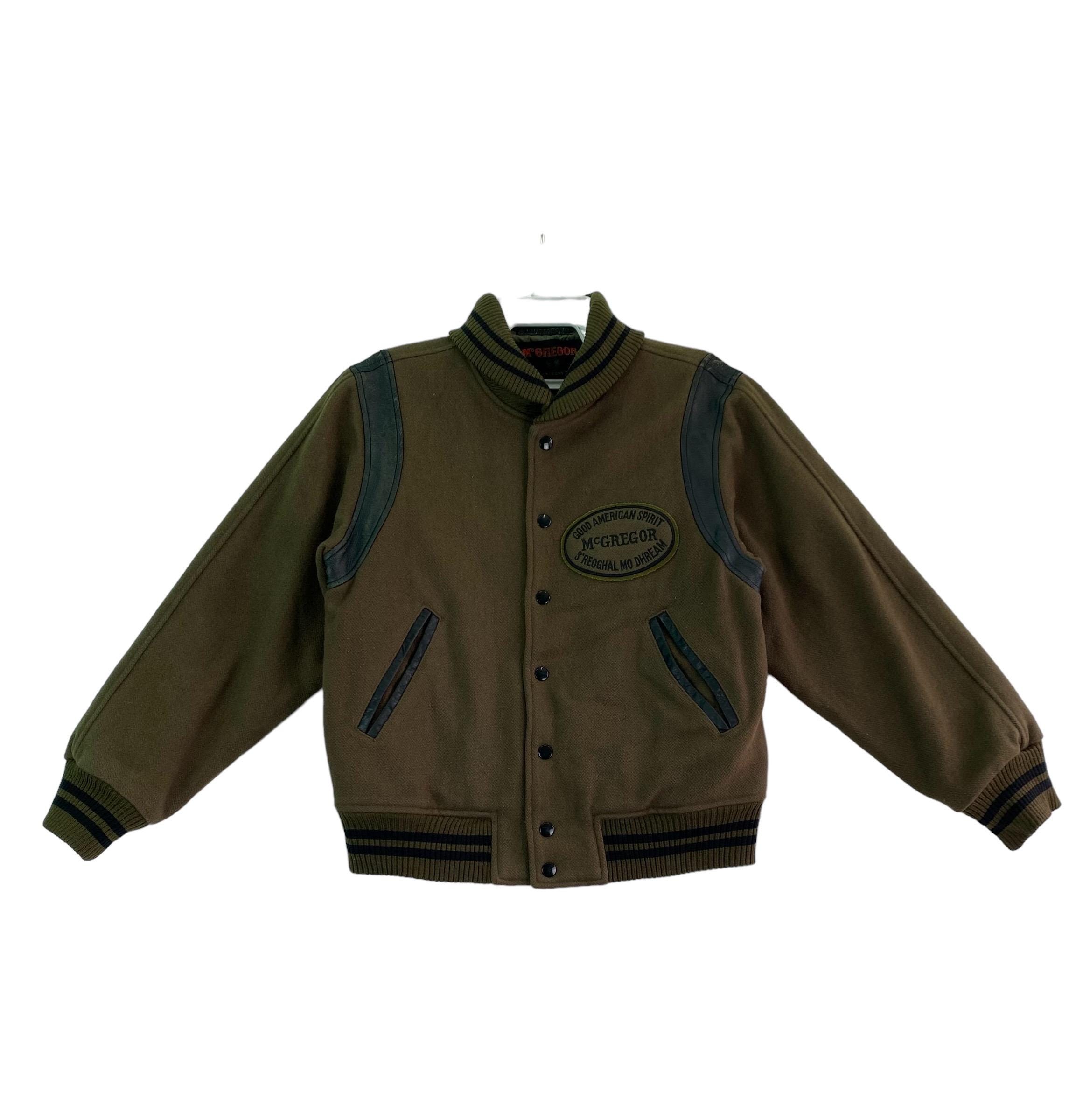 ジャケット・アウター 90s mcgregor wool a-2 harrington jacket 90s mcgregor wool a-2 harrington jacket
