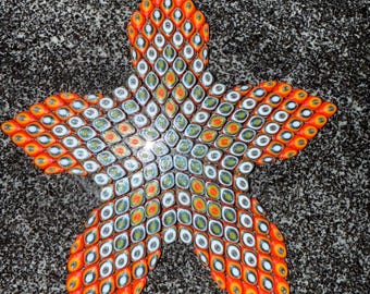 Articulated Starfish Sensory Fidget 6 Inch - Flexible 3D Printed Starfish
