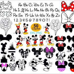 Maus Alphabet SVG, Maus Schriftart SVG, Maus Ttf Buchstaben SVG, Anpassen Geschenk SVG, Vinyl Cut File, Otf, svg, Pdf, Dxf, druckbare Designdatei