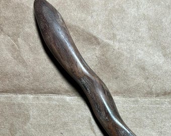 Wooden Hair Stick – Black Walnut – Handmade Hair Pin – One of a Kind
