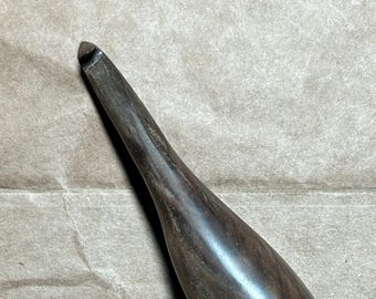 Handcrafted Wooden Crochet Hook – 6 mm – Black Walnut Burl – One of a Kind