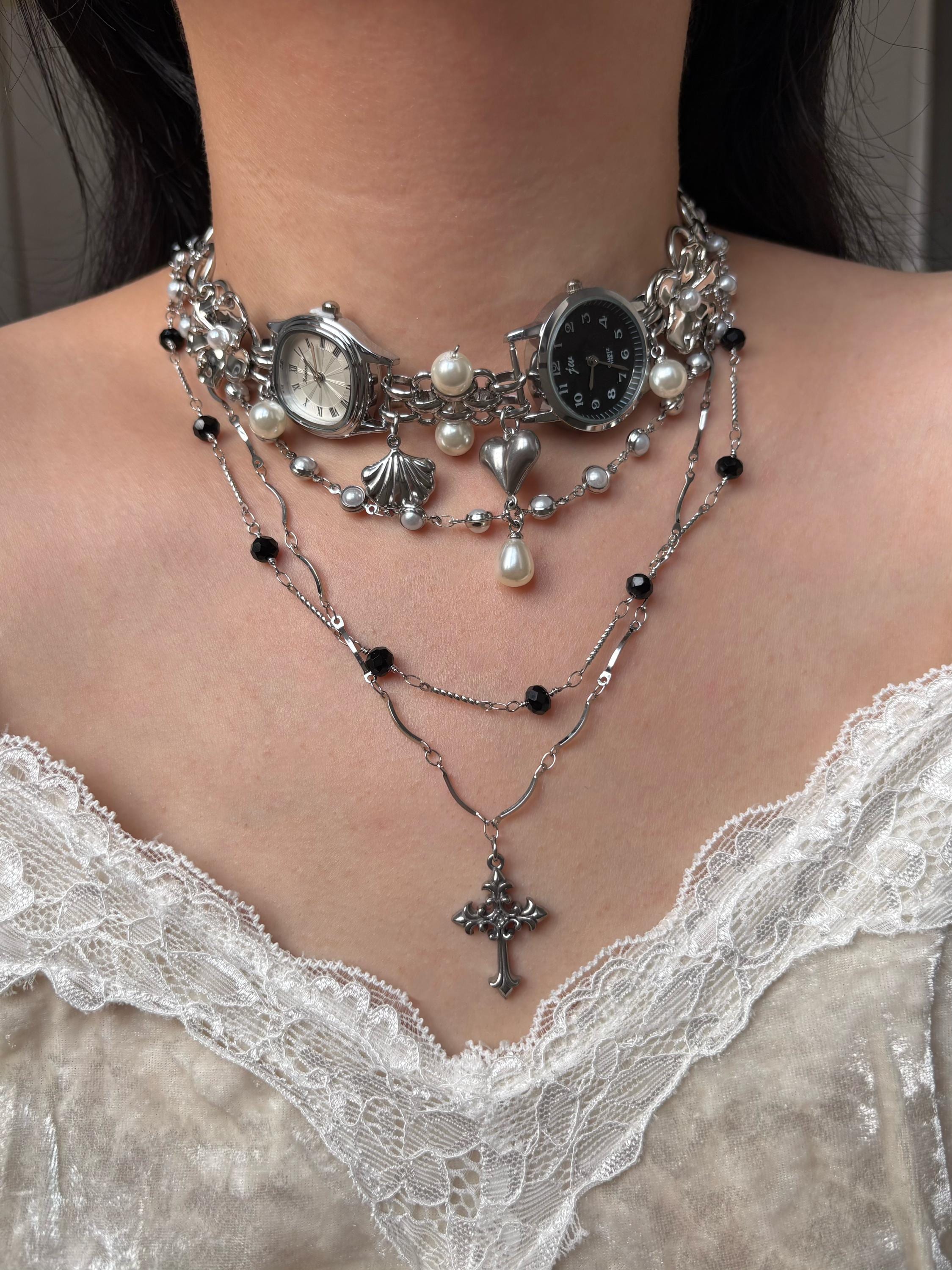 Vivienne Westwood Necklace Skull and Cross - Etsy