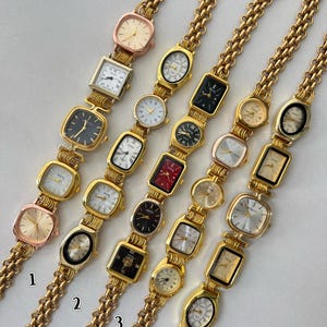 Vintage Punk Gold Watch Choker Necklace,Grunge Multi-Watch Gold Chain Choker,Y2K Clock Necklace, Unisex Gold Watch Gift,Trendy Watch Jewelry