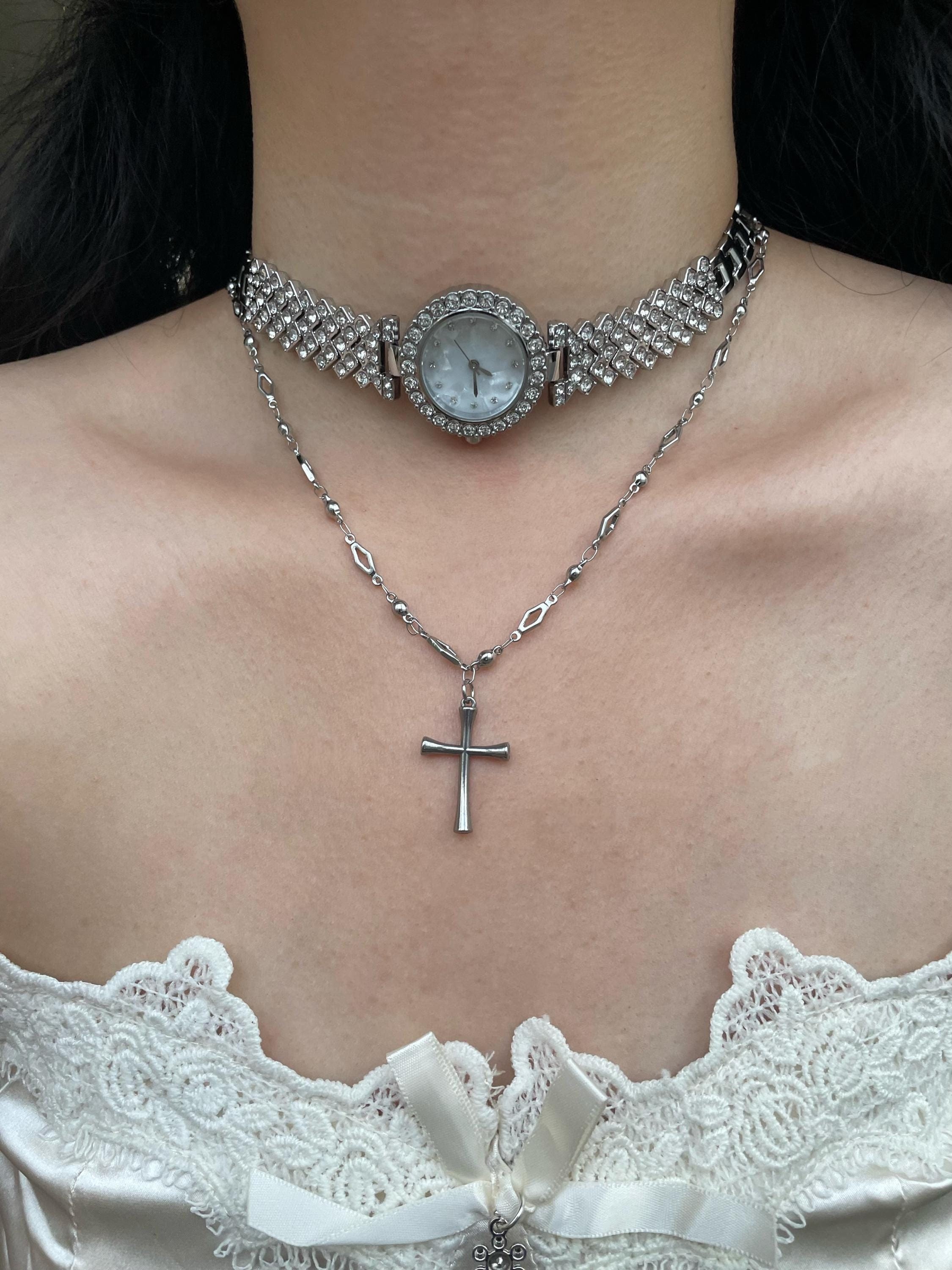 ネックレス・チョーカー [LANARCH][1173] Dark Cross Rosarium Necklace 1173] Dark Cross Rosarium Necklace - LAN ARCHIVE | 60