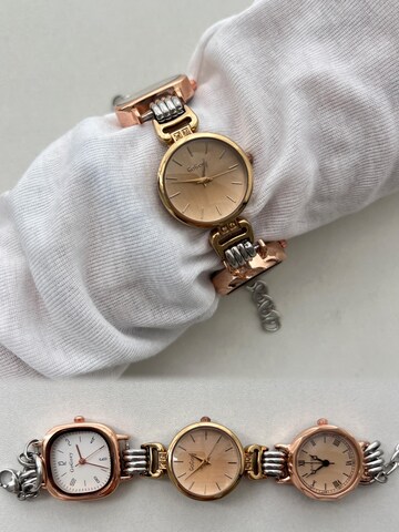 Vintage charm gold watch choker necklace,star flower charm necklace, elegant women watch necklace,Y2K gold watch,wedding watch jewelry gift