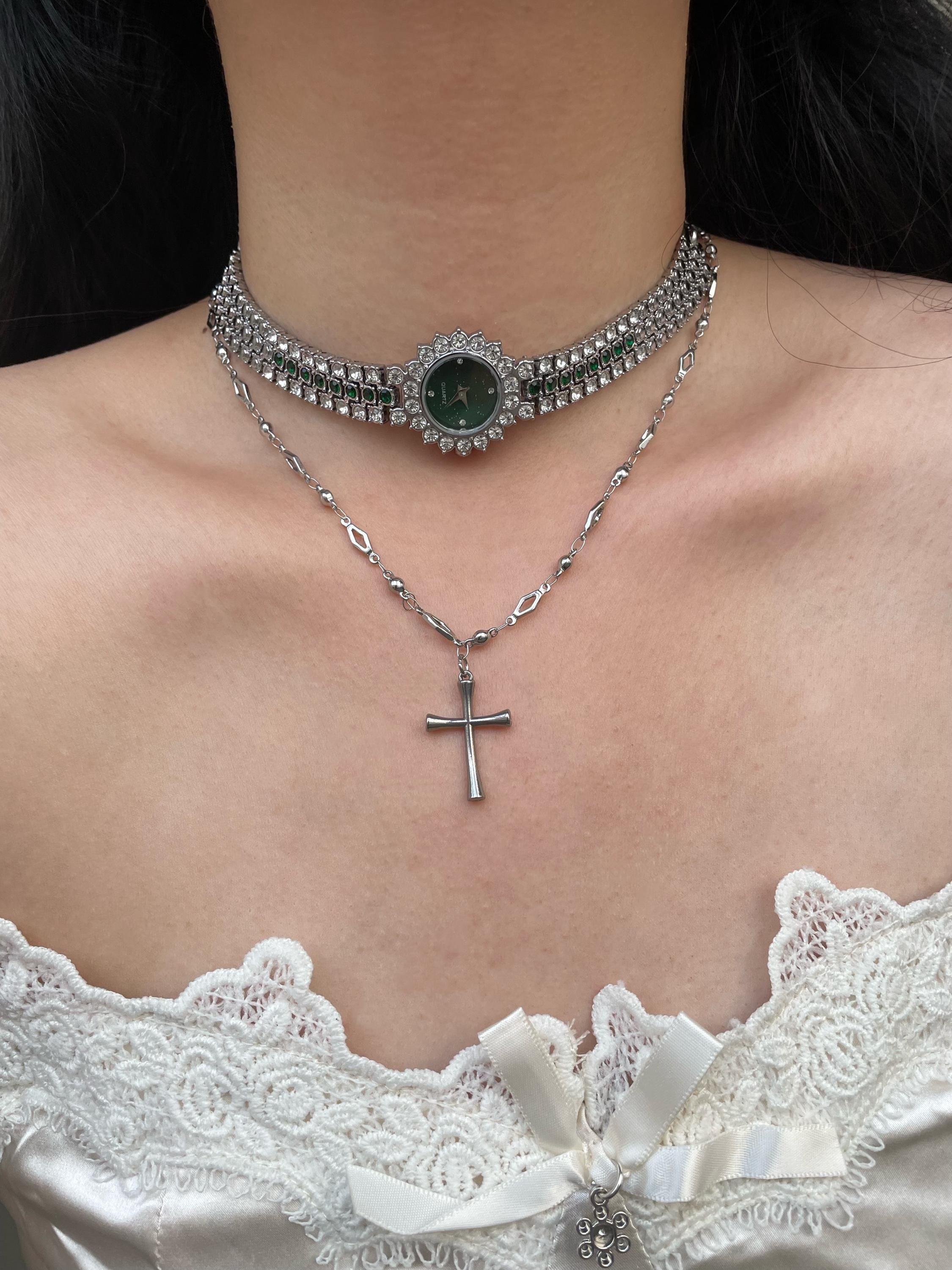 ネックレス・チョーカー [LANARCH][1173] Dark Cross Rosarium Necklace 1173] Dark Cross Rosarium Necklace - LAN ARCHIVE | 60