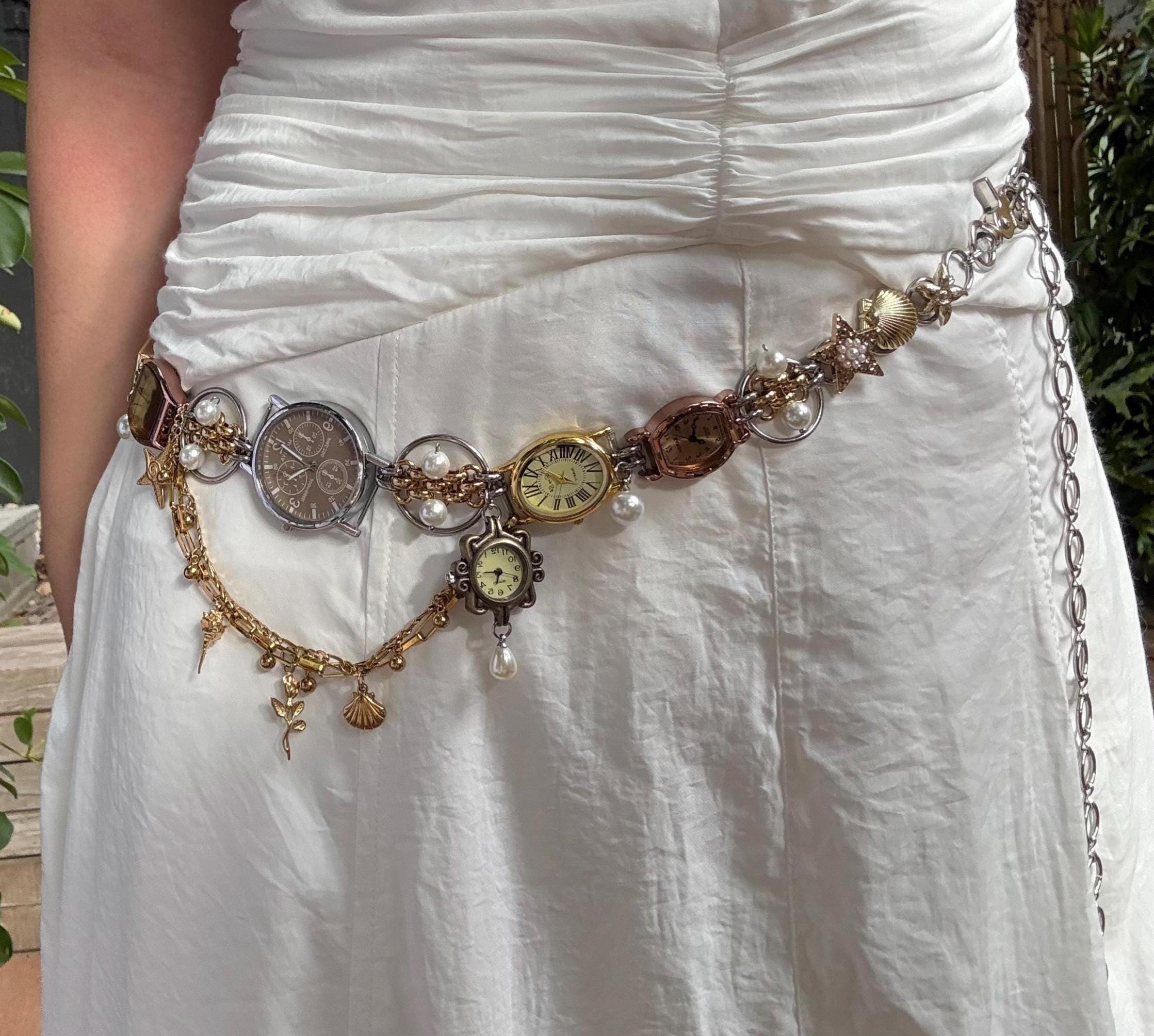 Vintage Pearl Belt - Etsy