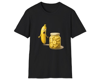 T-shirt graphique banane drôle | Chemise humoristique pour gourmets