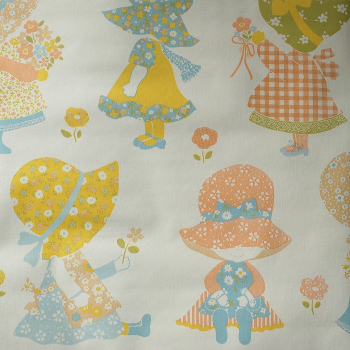 Childrens Vintage Wallpaper 50 Cm. Etsy