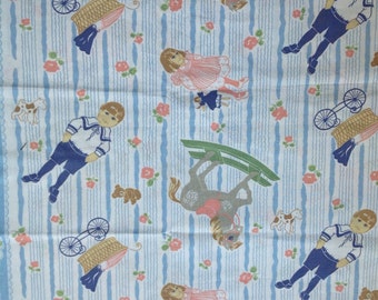 Seventies vintage childrens fabric