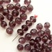 8mm Purple Rondelle Crystal Beads - Set of 40 - 8mm Plum Glass Beads, 8mm Plum Rondelles, Faceted Plum Purple Glass Rondelles 8mm (CBD0036)