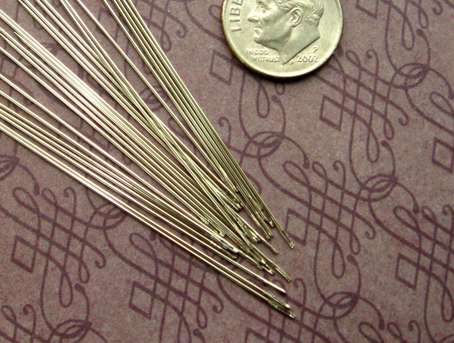 25 Pieces Bead Needles Size 10 Double Long .45x52mm Etsy