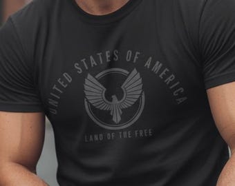 250周年記念USシャツ - アメリカ合衆国イーグルTシャツ - 柔らかい100%コットンTシャツ 愛国心あふれるギフト