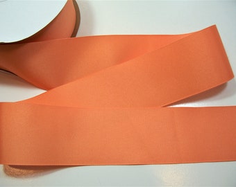 Orange Ribbon, Pumpkin Orange Grosgrain Ribbon 2 1/4 inches wide x 10 yards, Offray Pumpkin Spice, 195