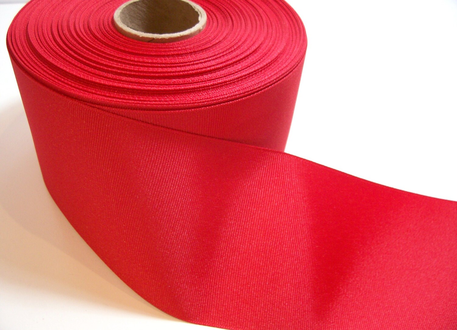 Wide Red Ribbon Red Grosgrain Ribbon 3 Inches Wide X 3 Yards Etsy