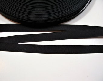 Black Ribbon, Black Grosgrain Ribbon 1/2 inch wide x 10 yards, Nylon Ribbon, 286