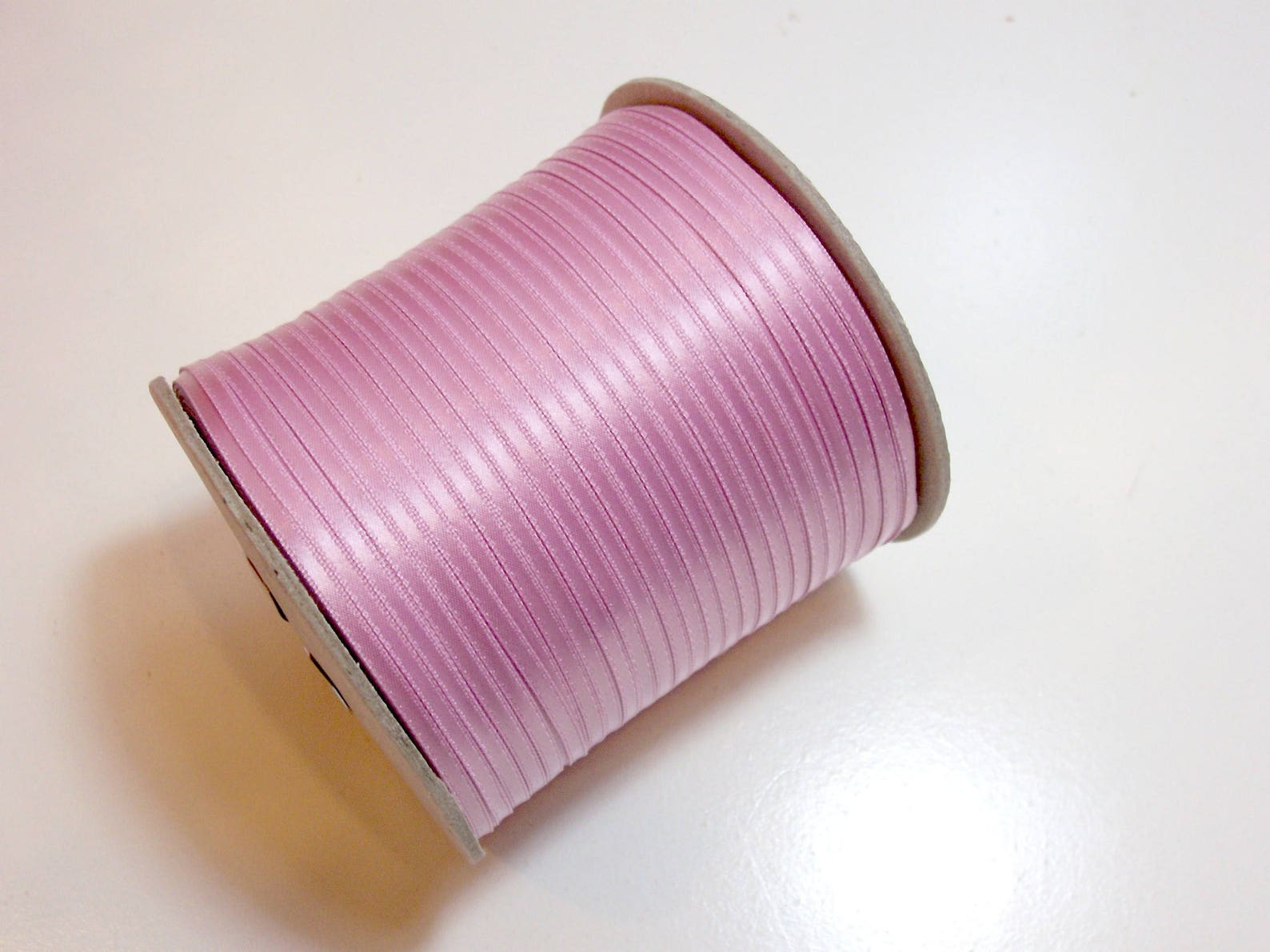 Pink Ribbon, Double-face Mauve Pink Satin Ribbon 1/8 Inch Wide X 50 ...