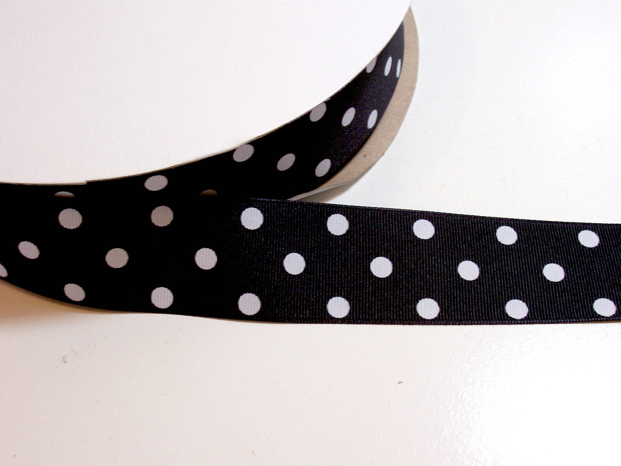 Black Ribbon Schiff Polka Dot Grosgrain Ribbon 1 1/2 inches | Etsy