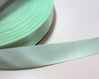 Schiff Mint Ribbon Green Double-Face Satin Ribbon 7//8 inch wide x 10 yards
