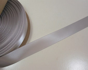 Silver Ribbon, Schiff Single-Faced Millennium Silver Satin Ribbon 7/8 inch wide x 10 yards, 423