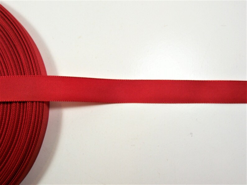 Red Ribbon Red Grosgrain Ribbon 3 4 Inch Wide X 10 Yards Etsy