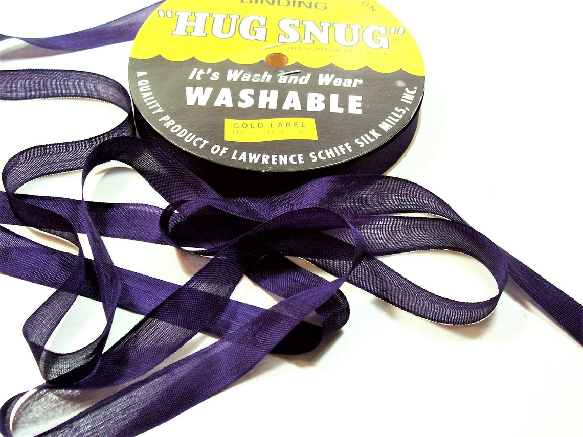 Dark Purple Seam Binding Hug Snug Seam Binding 1/2 Inch Wide - Etsy