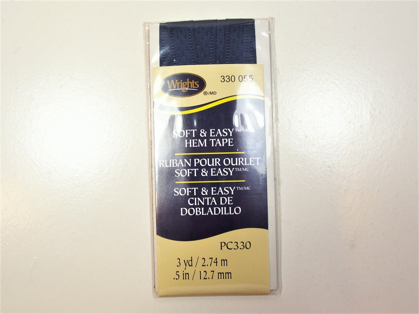 Navy Blue Hem Tape Wrights Soft and Easy Hem Tape .5 Inch Etsy