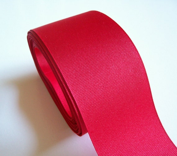 20 yard spool RED 1 1//2/" width Polyester Grosgrain Ribbon