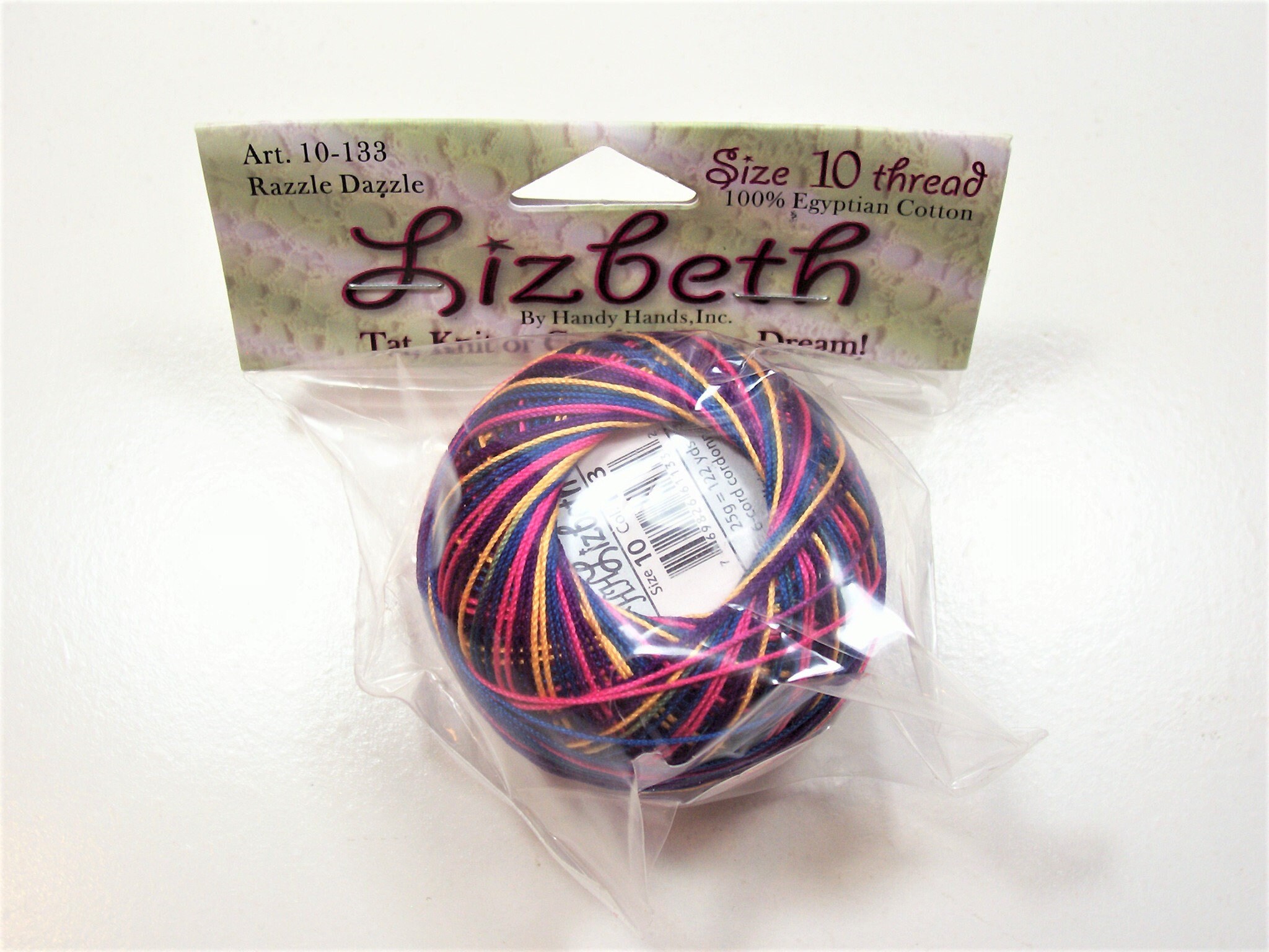 Tatting Thread Lizbeth Cotton Crochet Thread Razzle Dazzle Etsy