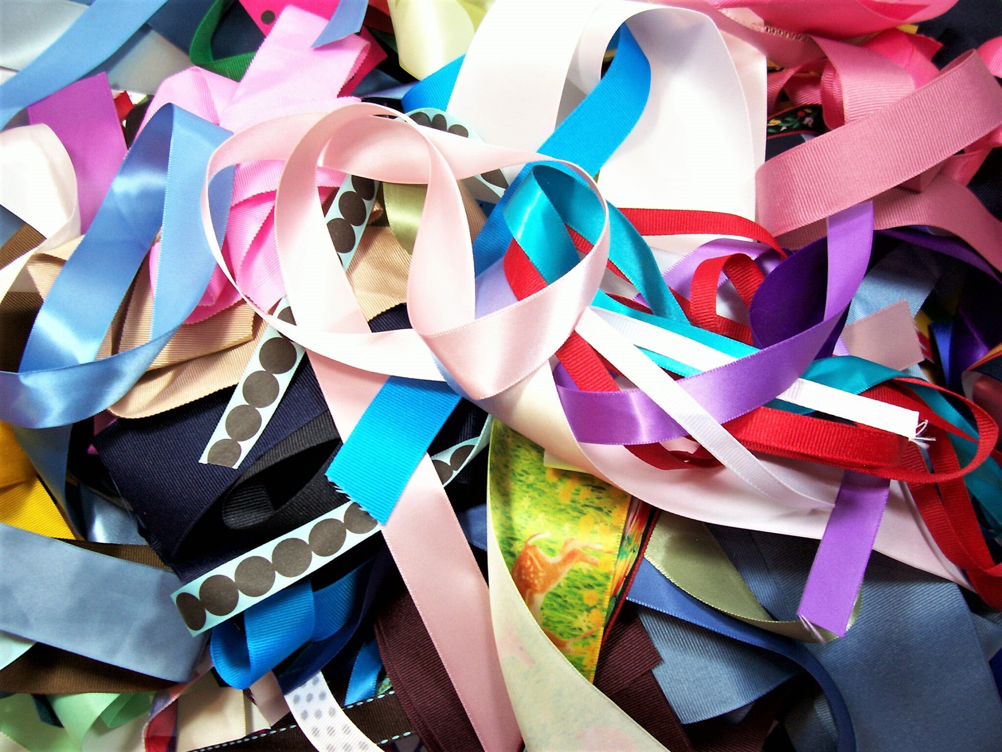 Ribbon Scraps Bag of Assorted Ribbon and Trim Scraps x 12 Etsy