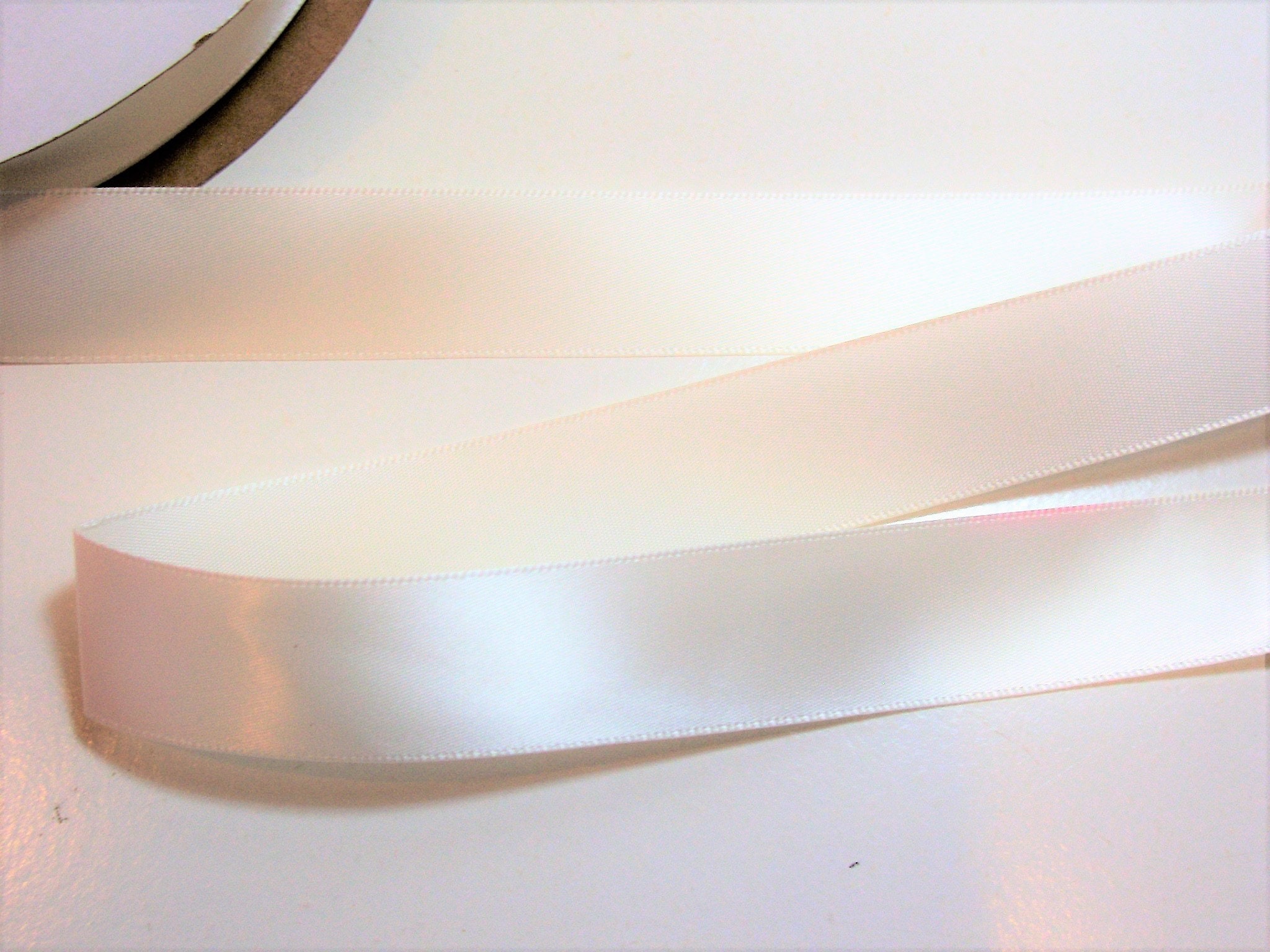 Ivory Ribbon Singlefaced ivory satin ribbon 7/8 inch wide x Etsy