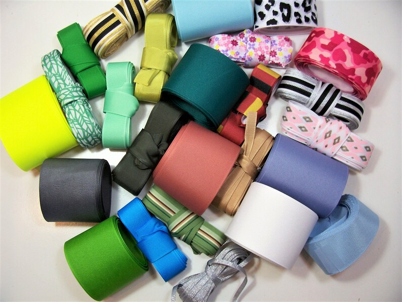 Ribbon Scraps Bag of Assorted Grosgrain Ribbon Scraps X 1 1/2 Etsy