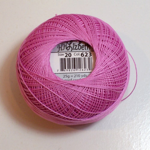 Tatting Thread Lizbeth Cotton Crochet Thread Denim Whisper Etsy