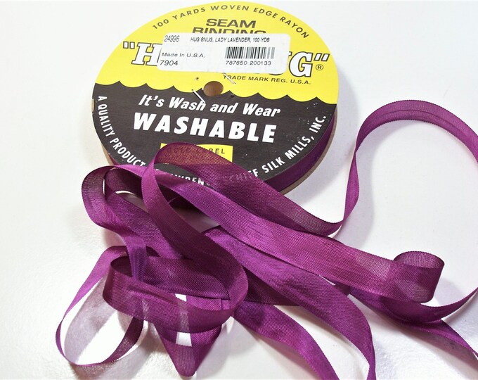 Purple Seam Binding Hug Snug Rayon Seam Binding 1/2 Inch Wide - Etsy