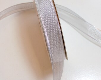 Silver Ribbon, Metallic Silver Ribbon 5/8 inch wide x 10 yards, 064