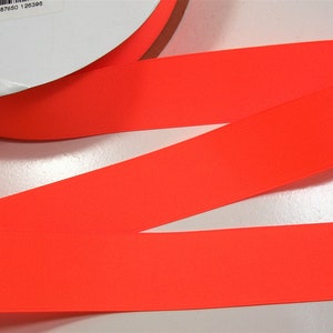 Orange Band, Neon Orange Ripsband 3 cm breit x 10 Meter, Bin 14