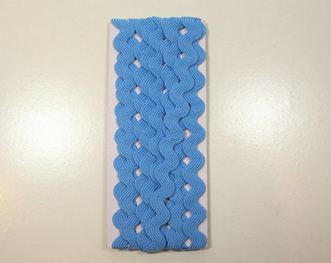 Copen Blue Rick Rack Wrights Medium Rick Rack .5 Inch Wide X Etsy