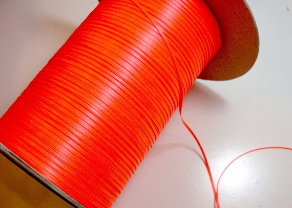 Ribbon *** TANGERINE SPARKLE 40mm Wide *** ORGANZA