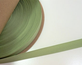Green Ribbon, Light Green Grosgrain Ribbon 5/8 inch wide x 5 yards, Offray Spring Moss Green Ribbon, 240