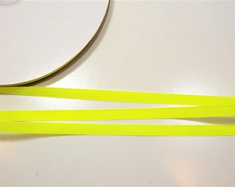 Bright Yellow Ribbon, Offray Ansi Yellow Grosgrain Ribbon 3/8 inch wide x 10 yards, Fluorescent Yellow Ribbon, 1220