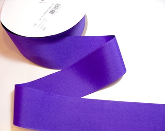 Wide Purple Ribbon, Offray Periwinkle Purple Grosgrain Ribbon 2 1/4 inches wide x 10 yards, 428