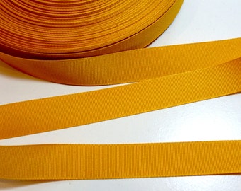 Gold Ribbon, Offray Gold Grosgrain Ribbon 7/8 inch wide x 5 yards, 028