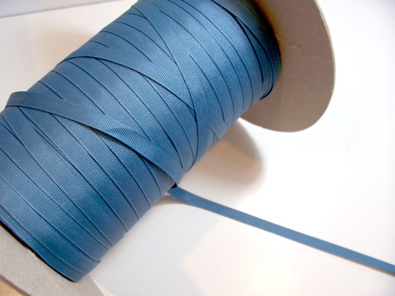 Blue Ribbon Dark Cornflower Blue Grosgrain Ribbon 3/8 Inch Etsy