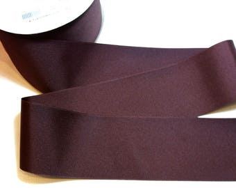 Wide Brown Ribbon, Brown Grosgrain Ribbon 3 inches wide x 10 yards, Offray Chocolate Chip Brown, SECOND QUALITY FLAWED, 700